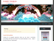 Tablet Screenshot of familyworld.co.in